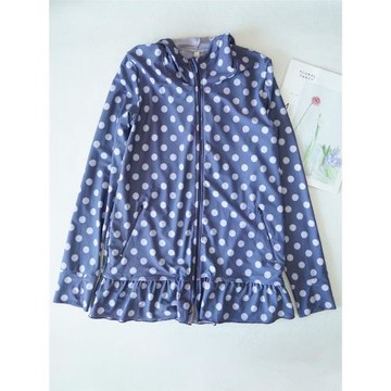 瑕疵撿漏日系女士連帽防曬衣服夏季長袖T恤外套W57寬松中長款帽衫