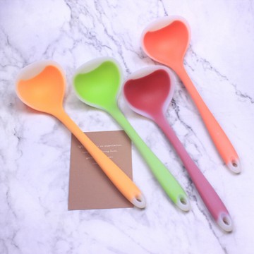 不粘鍋專用硅膠湯勺粥勺耐高溫防燙一體勺子家用不傷鍋防燙湯勺