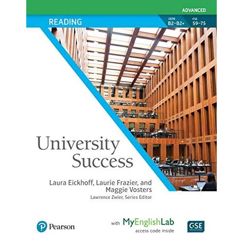 University Success Reading Student Book with MyEnglishLab