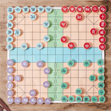高檔四人三國山水象棋兒童清倉創新桌游