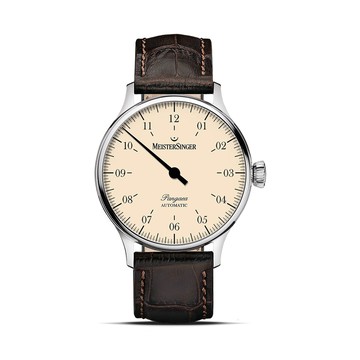 MeisterSinger PM9903 盤古大陸 象牙色自動械手錶(機械錶 自動上鍊)