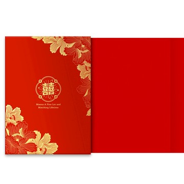 燙金訪客簽到簿／簽到簿 簽到本 簽名簿 簽名本 賓客簽名簿 婚禮佈置 婚禮用品 結婚簽名【B&B幸福雜貨】