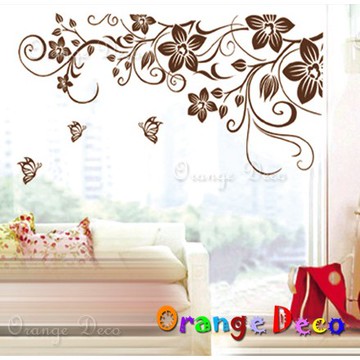 【橘果設計】花藤蔓 壁貼 牆貼 壁紙 DIY組合裝飾佈置