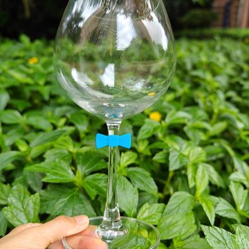 領結卡扣式酒杯標記標簽紅酒杯區分記號酒杯標識器 wine charms
