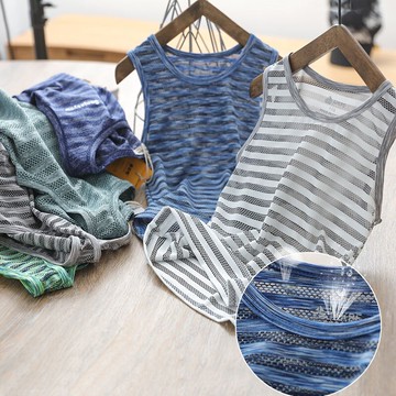 兒童裝男童運動速干背心年夏季新款打底衫夏韓版透氣舒適吊