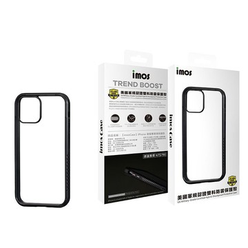 imos iPhone13 Pro Max 6.7吋 m系列 美國軍規雙料防震保護殼-黑