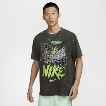 NIKE 短袖上衣 男 AS M NK TEE M90 OC 2 黑綠 HF6200-355