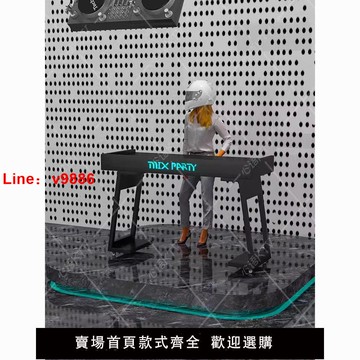 【台灣公司 超低價】酒吧發光dj臺打碟臺可移動打碟機小型KTV打碟桌dj包廂混音臺定制