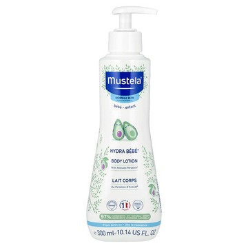 Mustela, 寶寶，寶寶保濕身體乳，含鱷梨，10.14 液量盎司（300 毫升）