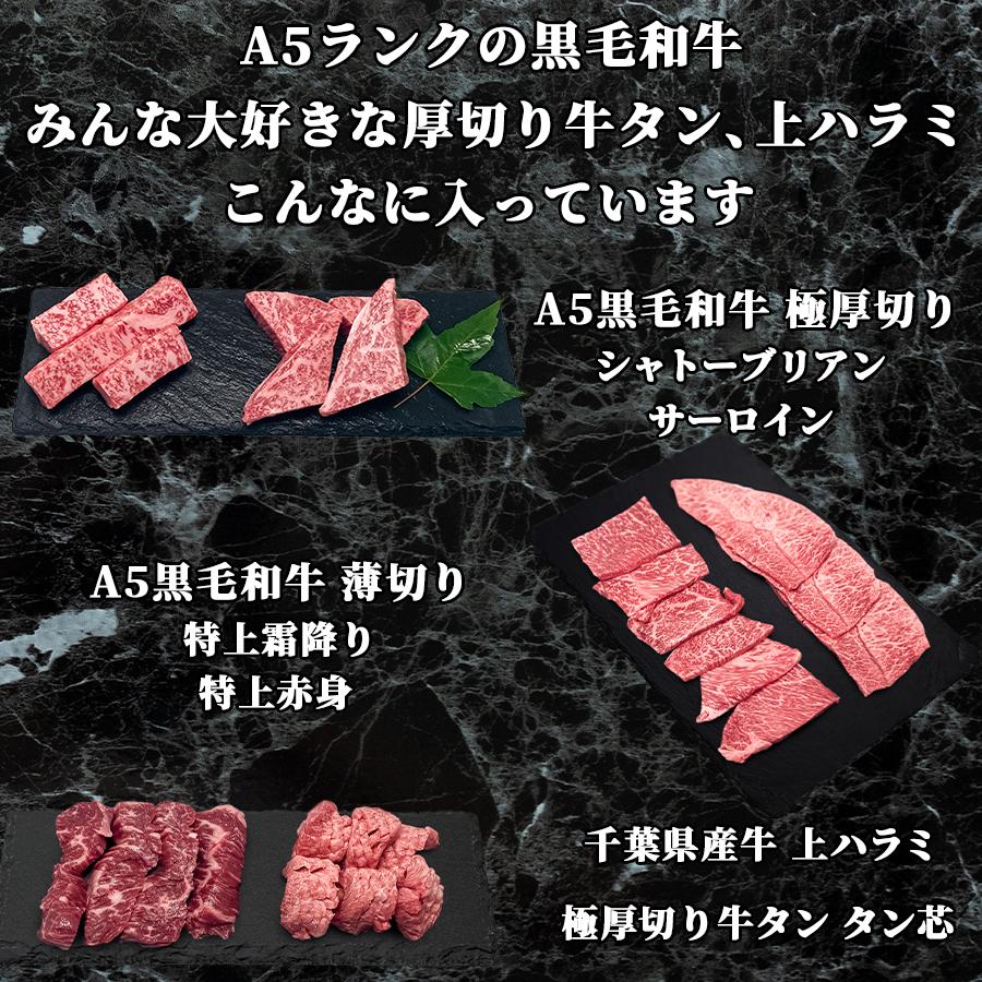 お歳暮 御歳暮 肉 焼肉 厚切り 焼肉 セット 食べ比べ 6点 600グラム 送料無料 A5 黒毛和牛 牛タン プレゼント ギフト 贈り物