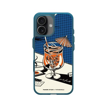 iPhone 17 Clear (相機按鈕) 夜幕藍 - Paiheme Studio - 調酒