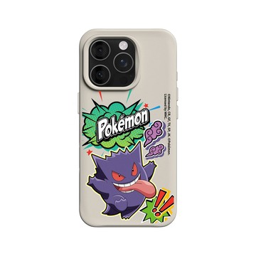 iPhone 16 Pro SolidX 貝殼灰 - 寶可夢 Pokemon - 戰鬥吧！耿鬼