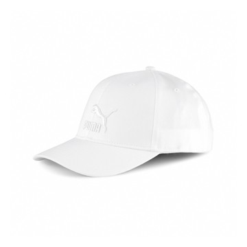 PUMA 帽子 流行系列 全白 刺繡LOGO 老帽 棒球帽 02255412