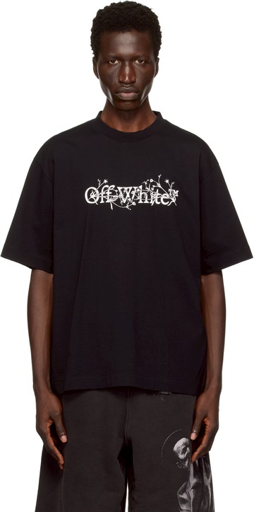 Off-White 黑色 Bookish Flower Skate T 恤