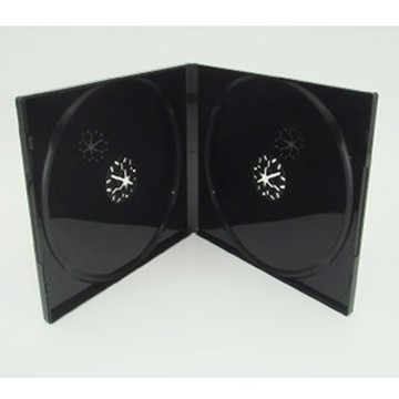 【臺灣製造】雙片裝10mm 摔不破PP黑色鏡面 CD盒/DVD盒/光碟盒/CD殼/有膜 100個