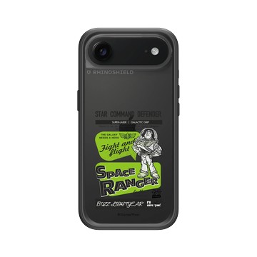 iPhone Air Mod NX -邊框背蓋組合 (相機按鈕) 黑 - 迪士尼-玩具總動員 Toy Story - 巴斯光年-美式風格