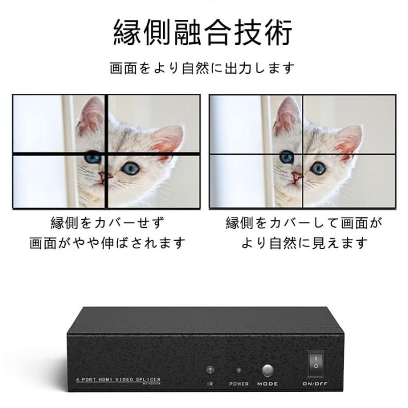 17-19日限定10倍P付] HDMIビデオウォールコントローラー ES-Tune HDMI