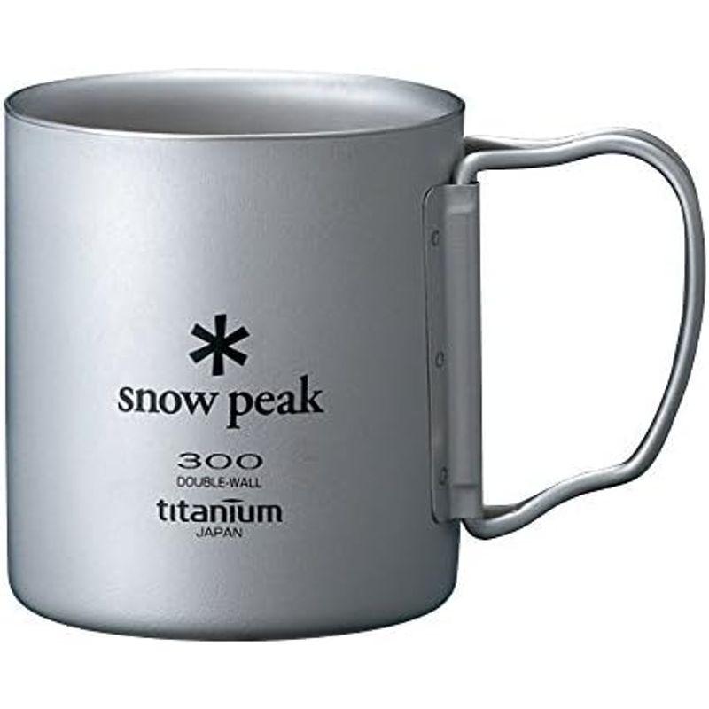 スノーピーク(snow peak) チタン ダブルマグ 300 容量300ml フォールディングハンドル MG-052FHR