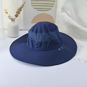 CB透氣防潑前後披巾登山帽-丈青