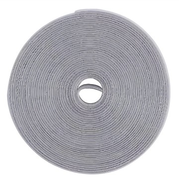 導線駭客 萬用裁剪魔鬼氈束帶/電線收納綁帶 5M 灰  1捲