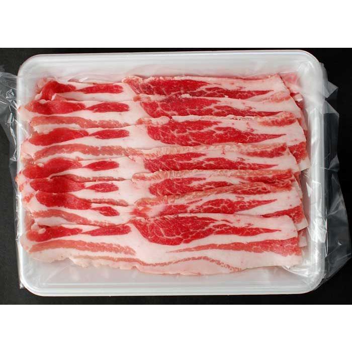 ギフト 肉 青森 けんこう 豚 バラ スライス 約400g ギフト 可能 国産 冷凍