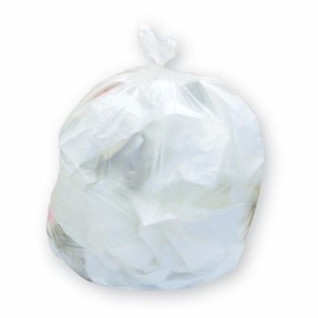Trash Bag Heritage 20 to 30 gal. White LLDPE 0.90 Mil. 30 X 36 Inch Star Seal Bottom Flat Pack White Case of 200 by Lagasse