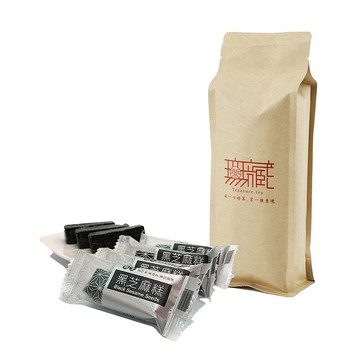 【茶食光光】無藏嚴製古早味黑芝麻糕(300g袋裝)*4包