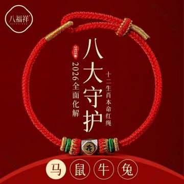 🔥台灣出貨✨紫南宮過爐加持🧧2026馬年紅繩手錬 手鏈 手環 本命年紅手繩 十二生肖本命佛紅色手繩 編織繩男女 開運