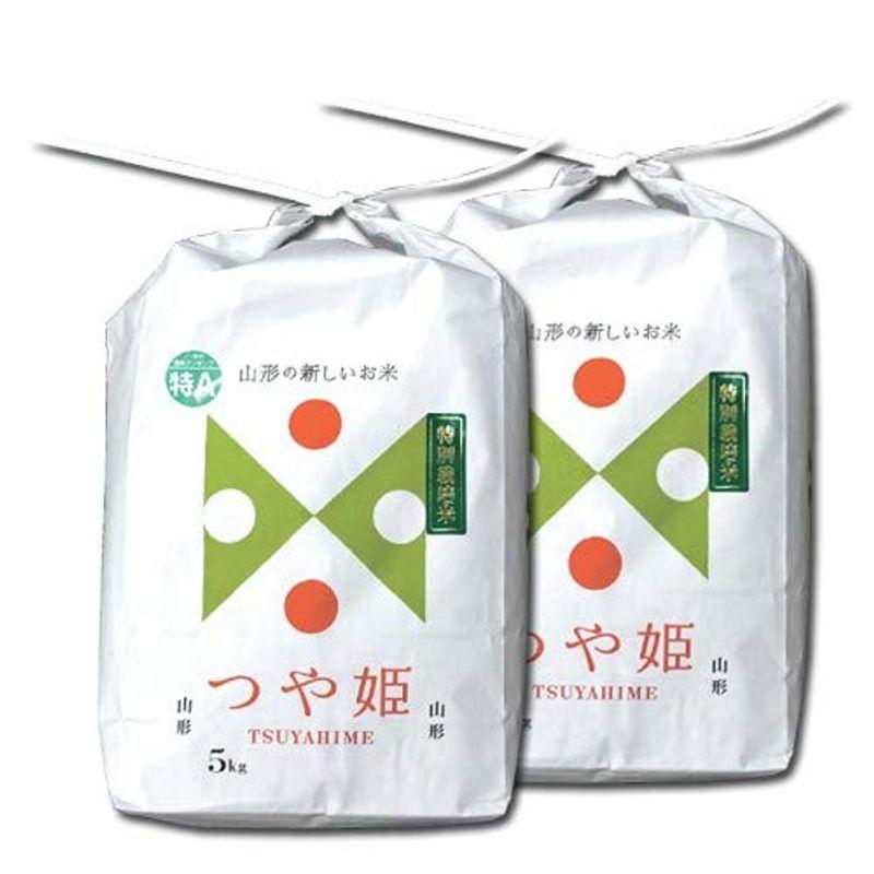 当日精米 お米 つや姫 10kg 山形県産 庄内産 令和4年産 5分づき （5kg×2袋）一等米 特別栽培米 9年連続特A