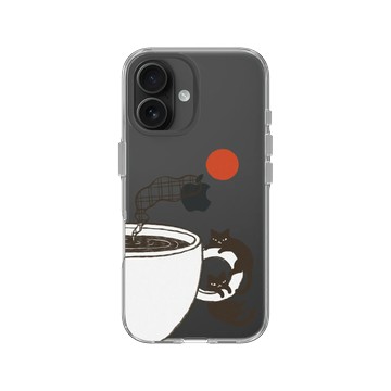 iPhone 16 Clear 透明 - ilovedoodle (Lim Heng Swee) - Coffee Cat: 喵喵遊樂場