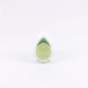 【TSUKINEKO 日本月貓】粉彩水滴印台 蘆薈色