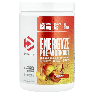 Dymatize, Energyze™ 鍛鍊前配方，桃子芒果味，13 盎司（370 克）