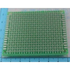 【AI電子】雙面5*7鍍錫萬能板 5x7cm 厚度1.6優質玻纖板 噴錫萬用板 實驗板 洞洞板