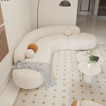 免運 附發票 公司貨 沙發 辦公區沙發 接待區沙發 休息區沙發 北歐輕奢簡約現代酒店大廳接待弧形科技布皮質美容院異形轉角沙發年底鉅惠 店長推薦 工廠現貨直銷 售後保障 5k1023