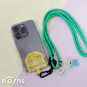 迪士尼三眼怪手機夾片編織掛繩組 哈囉 Norns Original Design TOY STORY手機繩背帶