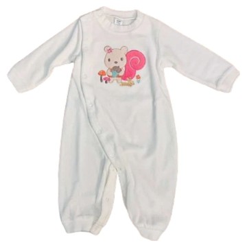 vivibaby 歡樂小松鼠兩用連身裝  80  粉色