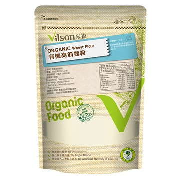 Vilson 米森 有機高筋麵粉  500g  1包