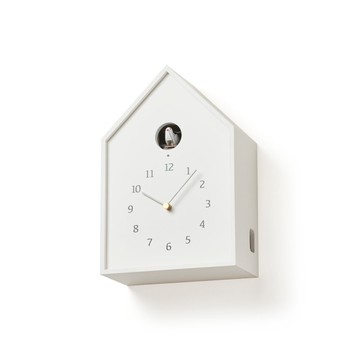 Lemnos Birdhouse 布穀鳥報時鐘 - 白