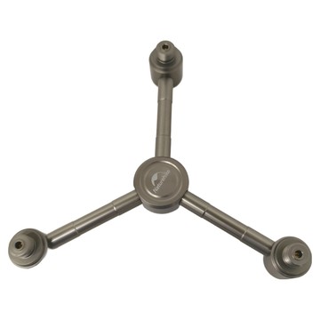 Naturehike 挪客 一出三氣罐轉接頭 CNH22CJ023  金屬色  1個