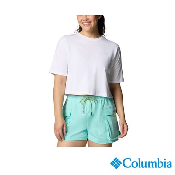 Columbia 哥倫比亞 女款 - 防曬UPF30短袖上衣-白色 UFL96500WT/JS