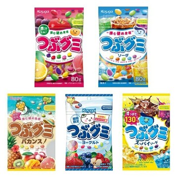 (特價)【江戶物語】(日本境內版) KASUGAI 春日井 雷根軟糖 綜合水果/綜合汽水/乳酸菌/熱帶水果 雷根糖