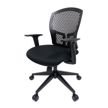 【H&R安室家】台製彈力人體工學護腰椅 電腦椅/辦公椅/升降椅/書桌椅 多款任選