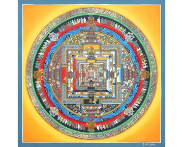 时轮曼荼罗——传统唐卡艺术中的宇宙灵性地图