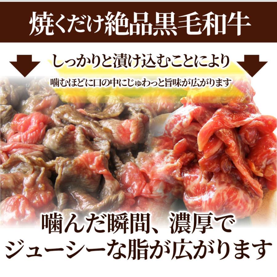 黒毛和牛 切り落とし タレ漬け 600g（300g×2） 牛肉 焼肉 霜降り 和牛 肉 お歳暮 ギフト 贈答 祝い プレゼント