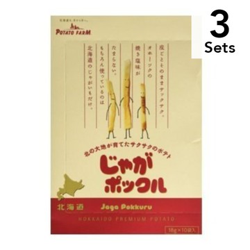 【3入組】薯條三兄弟 18g×10袋入 calbee Potato Farm