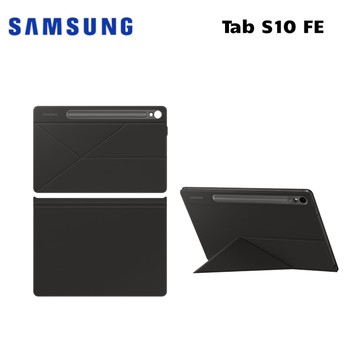 【Samsung 三星】Galaxy Tab 10 FE X520 / Tab S9 X710 多角度書本式皮套 黑色