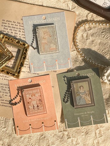 Luluise 【名畫與貓】系列壓克力吊飾 共三款