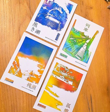 【原創】夢遊者系列-仿水彩攝影插畫明信片組/卡片