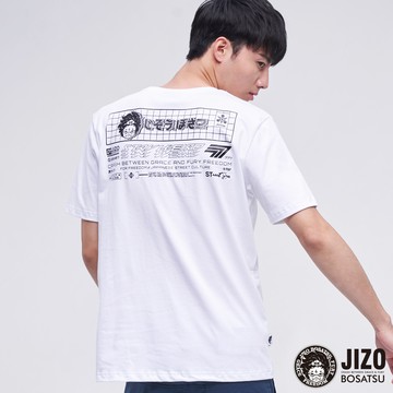 【買1送1】3D眩光短TEE(白) - BLUE WAY 地藏小王