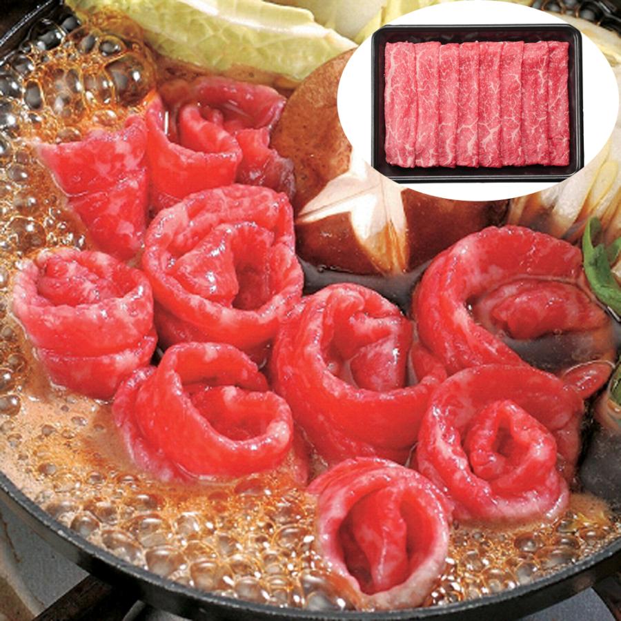 長野 信州アルプス牛すきしゃぶ用 モモ 400g   牛肉 牛モモ